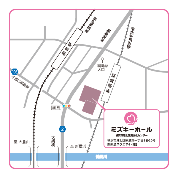 ミズキーホール地図