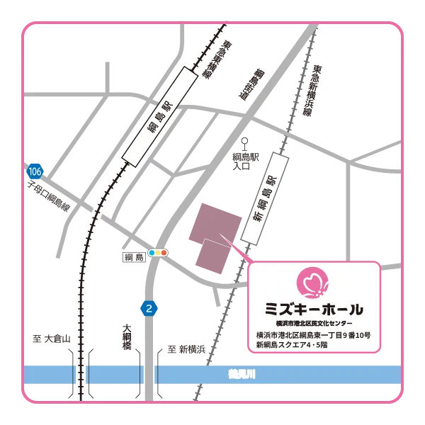 ミズキーホール地図