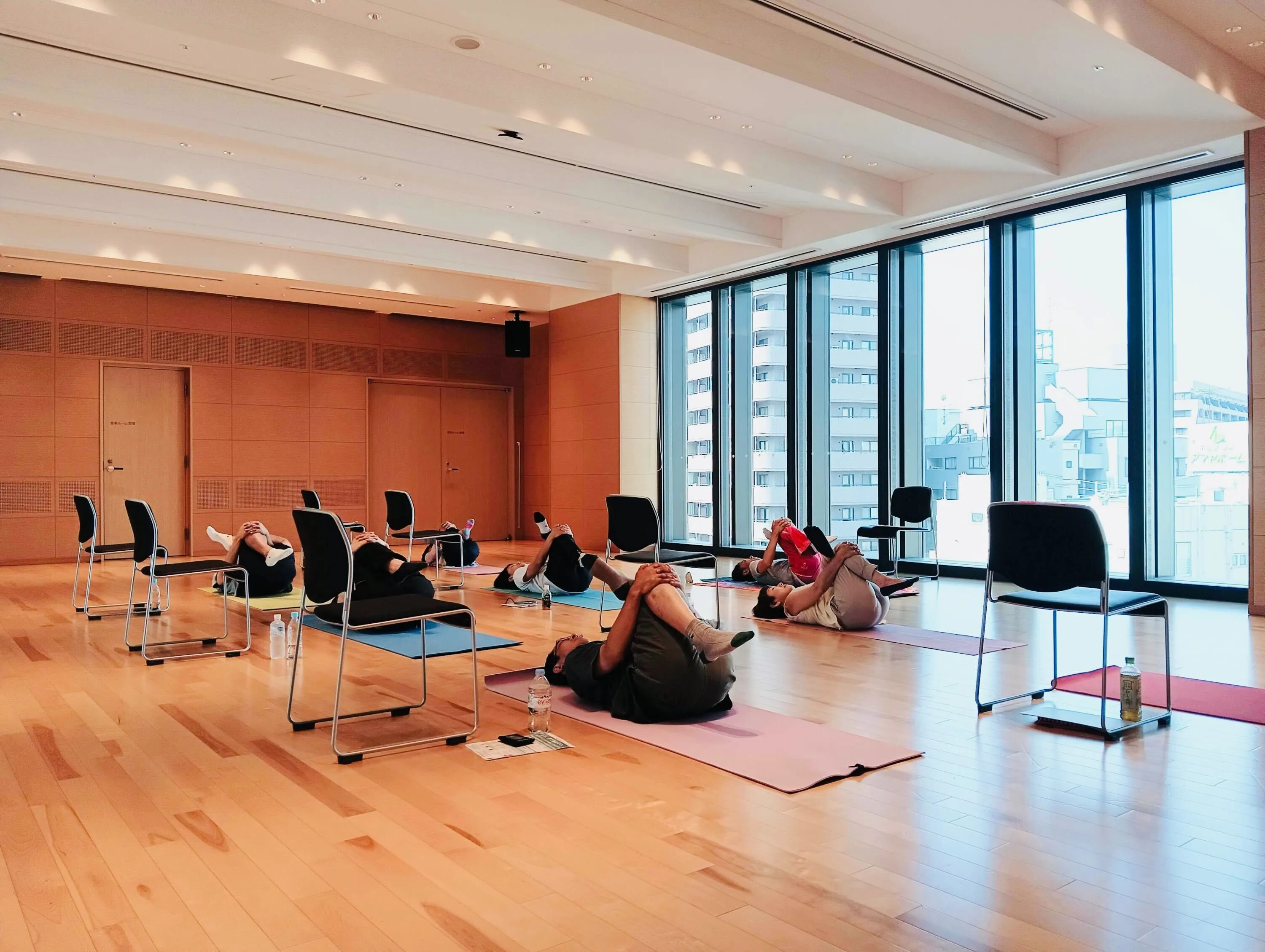 呼吸と声を整えるワークショップ風景